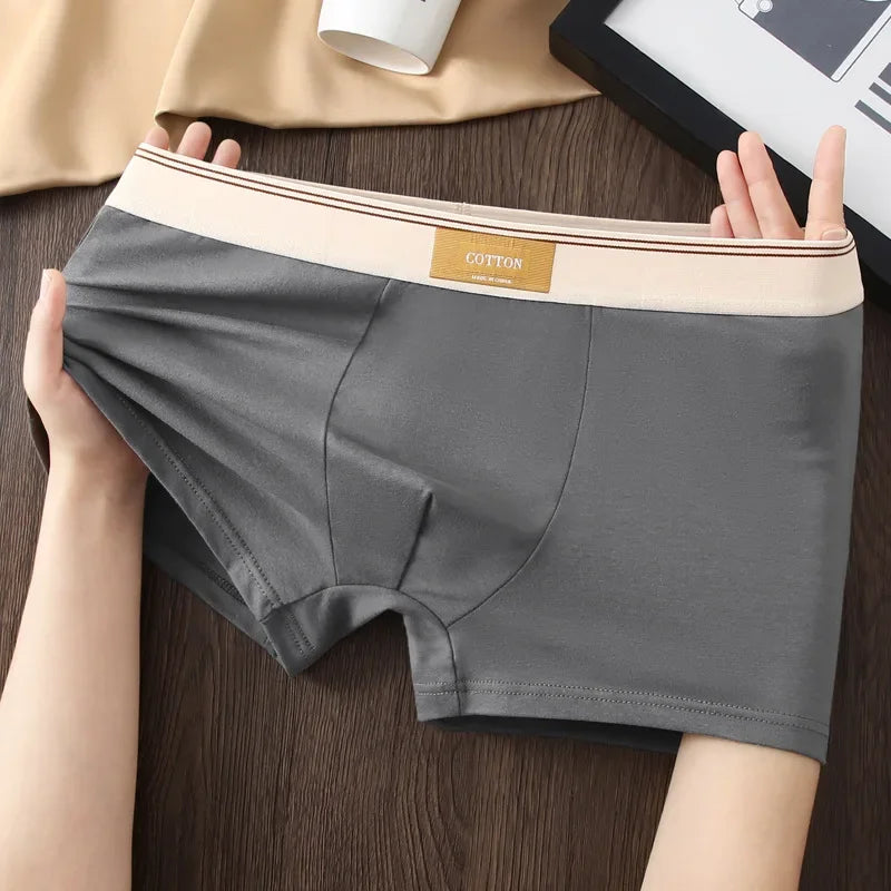 3-Pack Men's Breathable Cotton Boxer Shorts – Comfortable Everyday Underwear