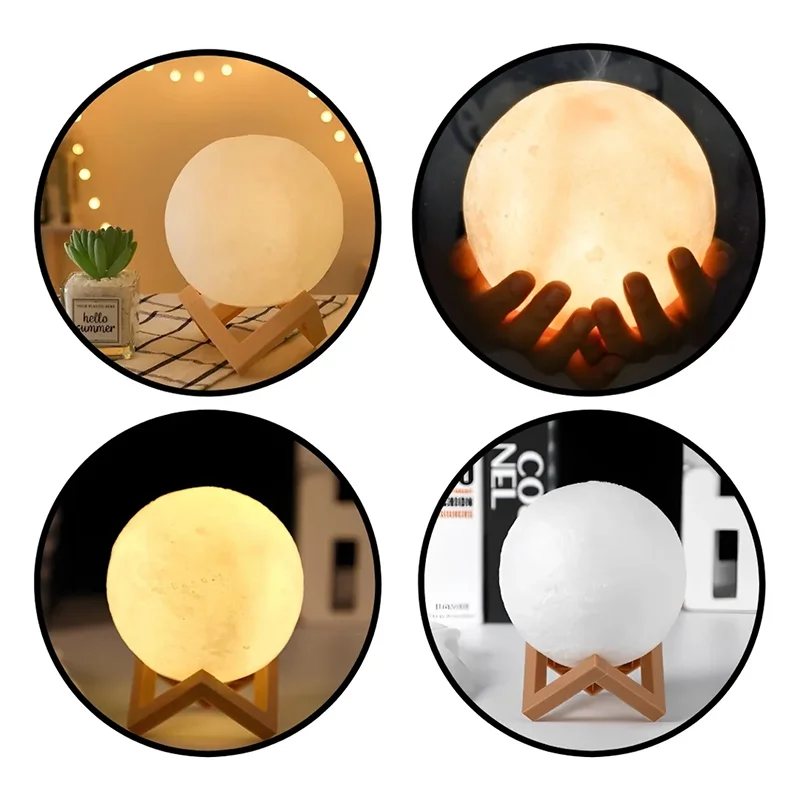 Book & Moon LED Galaxy Night Light – Bedside Decoration Gift for Kids & Birthdays