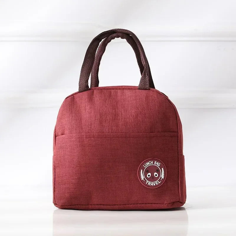 Fashion Insulated Bento Lunch Bag – Portable Thermal Handbag for Men & Women