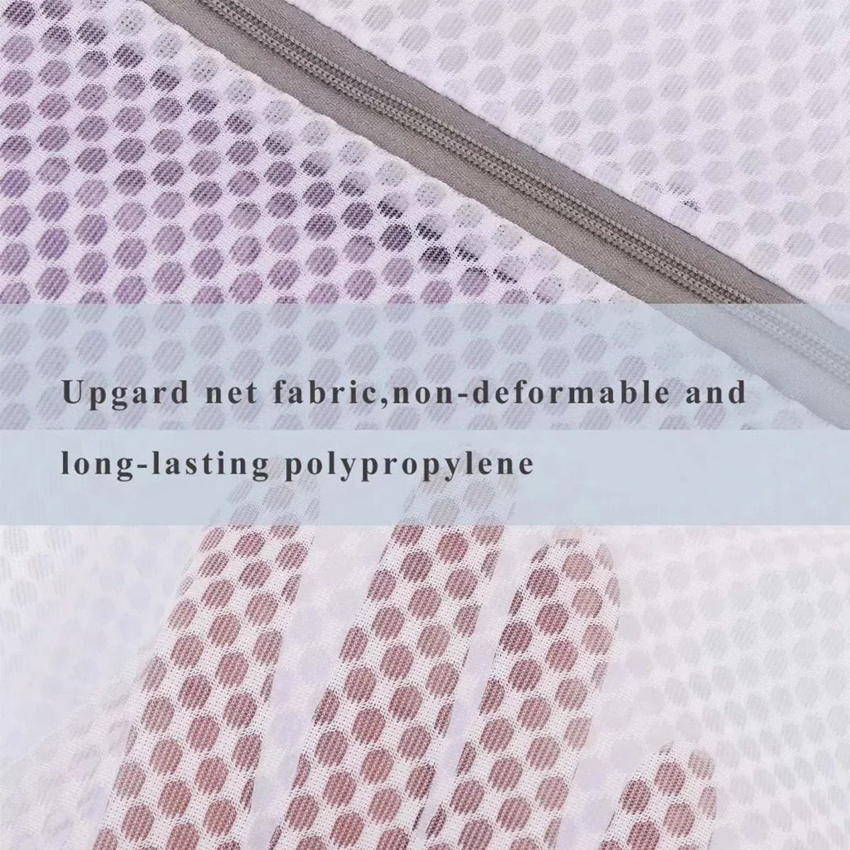 5Pcs Mesh Laundry Bags Durable Honeycomb Mesh Laundry Organizer Bags Reusable Washing Machines Bag