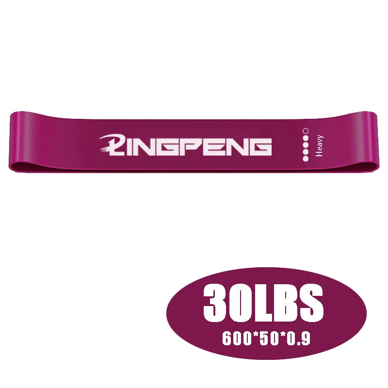 Resistance Exercise Loop Bands Set – 5 Levels for Women & Men Booty & Leg Training