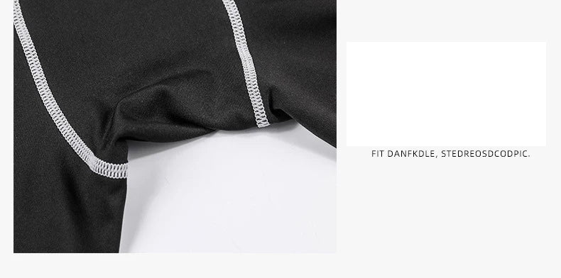 Men's Sports Leggings, Bottoming Shorts, Quick-drying Stretch Fitness, Running, Track and Field, Basketball Training, Compressio