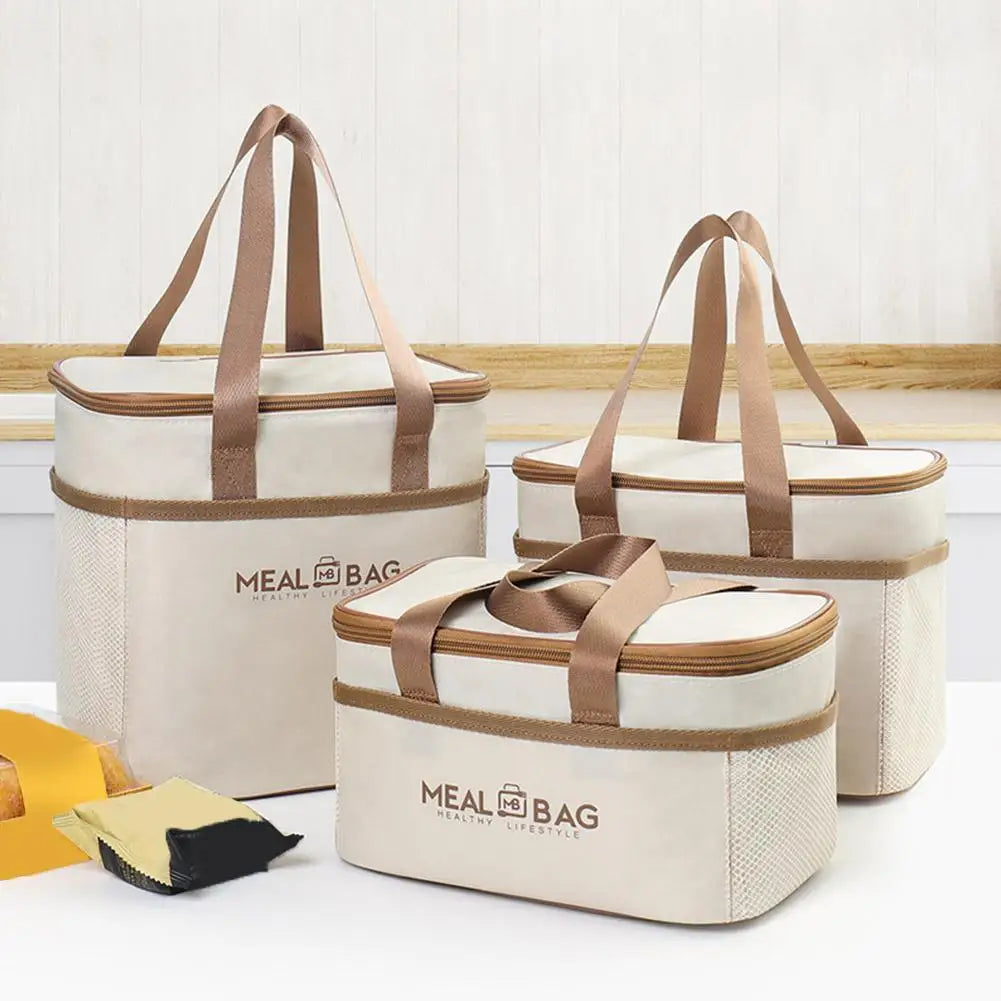 Large Insulated Lunch Tote Bag – Thermal Bento Cooler for Work, School & Picnic