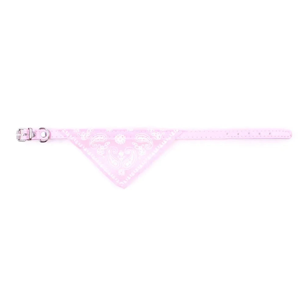 Cute Printed Pet Bandana Collar – Adjustable Triangle Scarf for Kittens & Small Dogs
