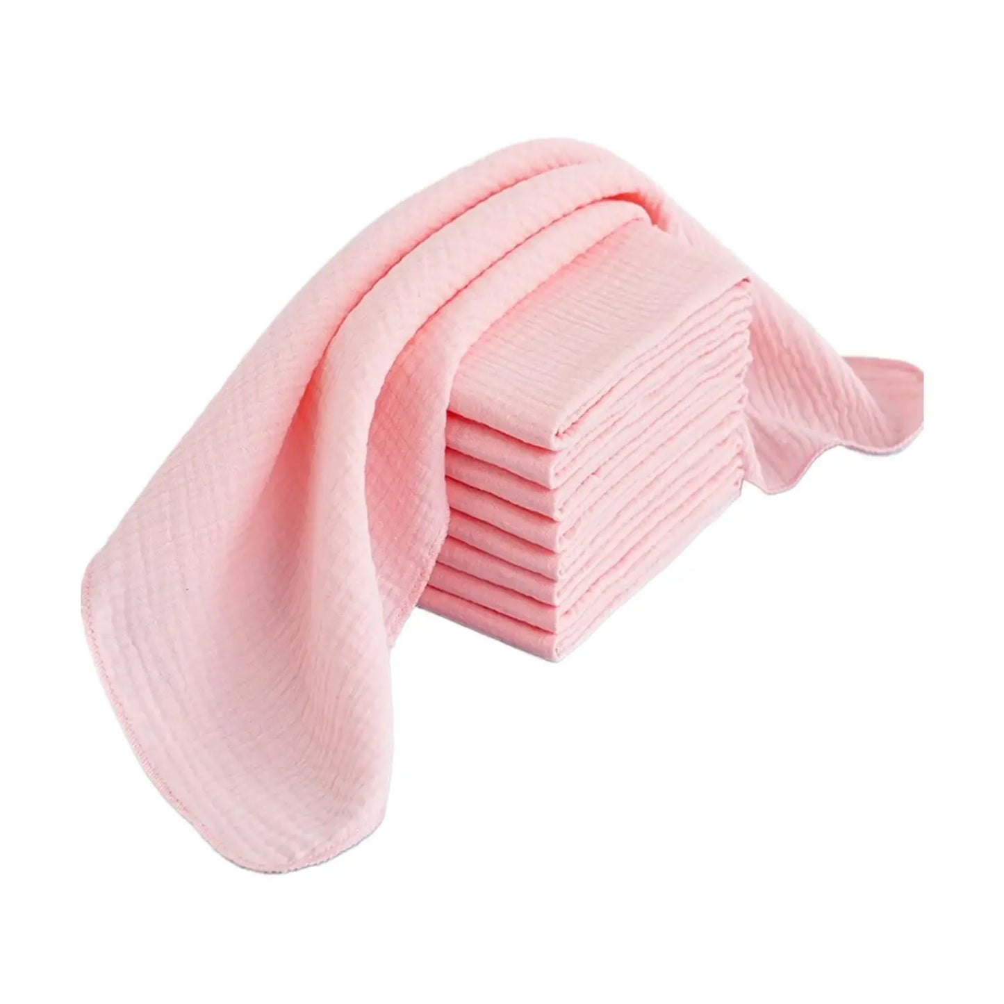 100% Cotton Baby Nappy for Newborn Changing 5-10PCS Baby Gauze Diapers 43x45cm Washable Reusable Double Layer Soft Baby Towels