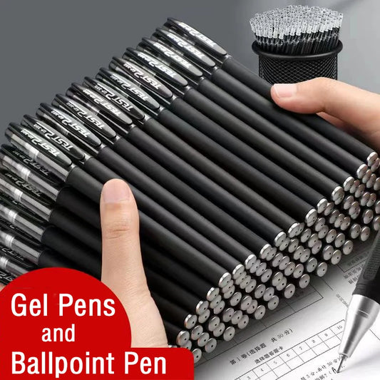Gelpen Set – Zwart, Blauw & Rood Navulbaar 0,5mm School- & Kantoorpennen