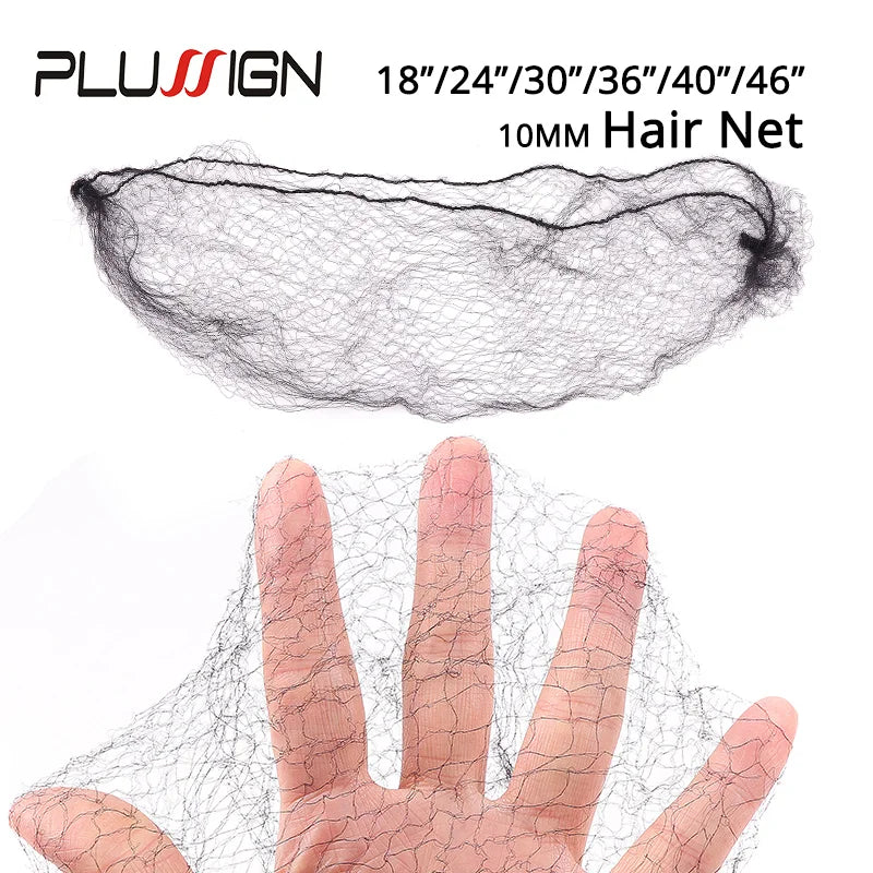 20Pcs Durable Nylon Hair Net For Bun Hair Hair style Tool Black Beige Brown 5Mm Hair Net For Wigs Mesh Hair Styling Hairnets