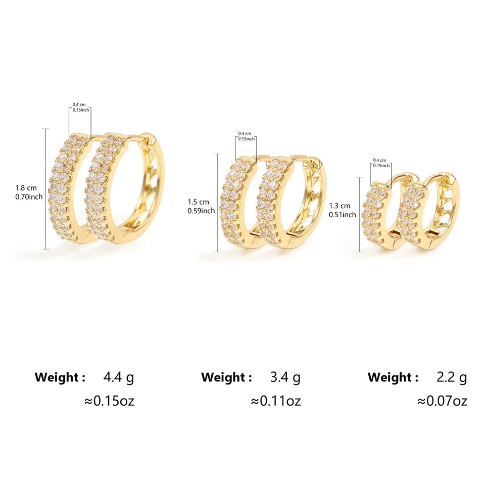 Yupsk 6pcs Shiny Zircon Ear Rings White Gold Color Huggie Cartilage Piercing Ear Cuff Tiny Earring for Women Men Jewelry Gift