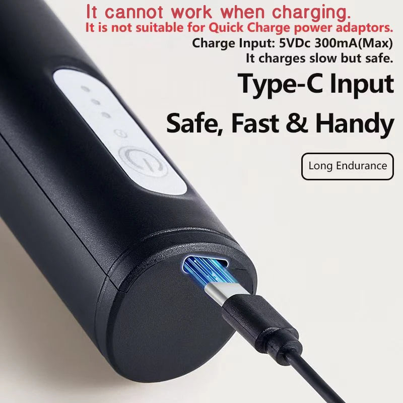 Wireless USB-C Electric Milk Frother – Handheld Stainless Steel Coffee Whisk