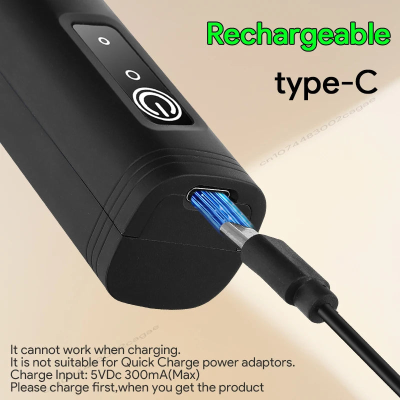 Wireless USB-C Electric Milk Frother – Handheld Stainless Steel Coffee Whisk