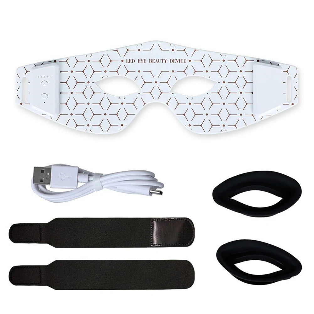 Red Light Eye Mask – 630nm & 850nm LED Therapy for Dark Circles & Puffiness