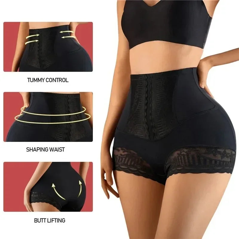 Women's High-Waist Shapewear Panties – Butt Lifter, Tummy Control & Slimming Shorts