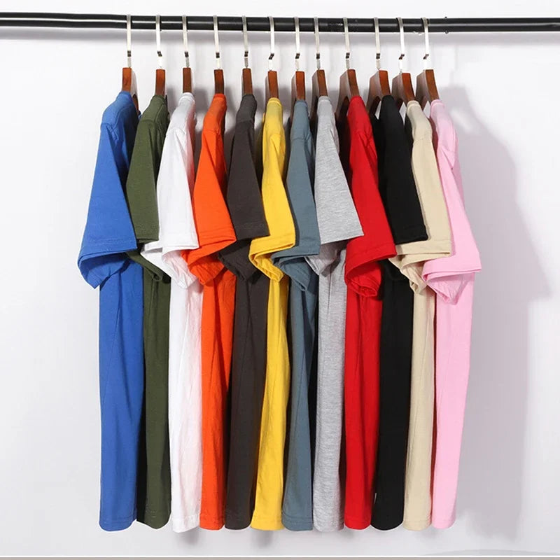 Summer Men's High Quality T-shirt 100% Cotton Short Sleeve Print Casual Loose Men T Shirt O-neck Male T-shirt Male Tees  for Men