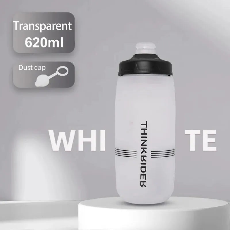 ThinkRider MTB Cycling Water Bottle – 620ml & 750ml Squeeze Sports Bottle