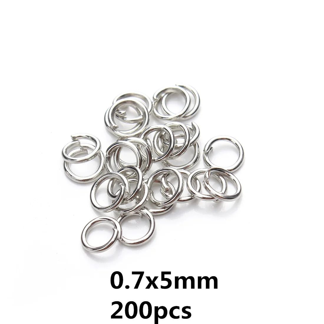 8 Colors 200pcs Open Jump Rings+ 50pcs Lobster Clasps Hooks Connectors Jewelry Making DIY Bracelet Necklace Jewelry Findings Kit