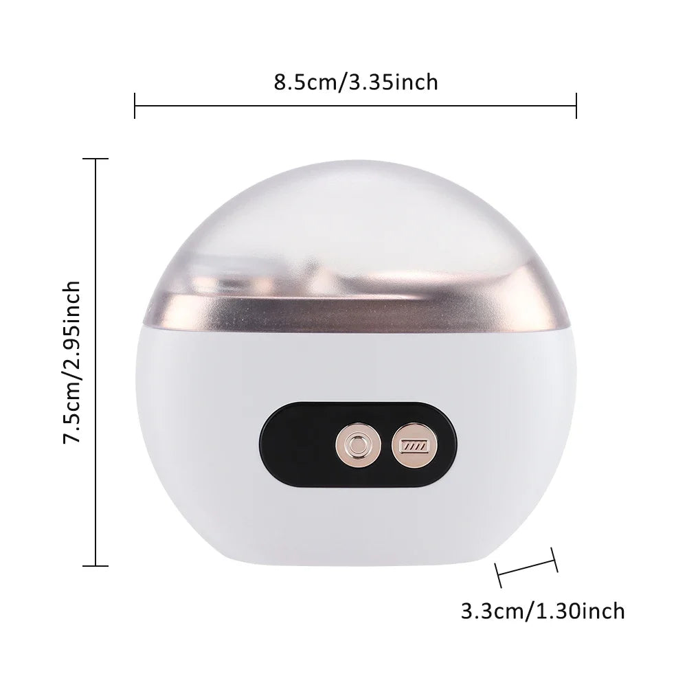 Multifunctional Electric Nail Clipper Anti Splash Nail Trimmer Portable 2 In 1 Manicure Pedicure Cutter For Baby Adults
