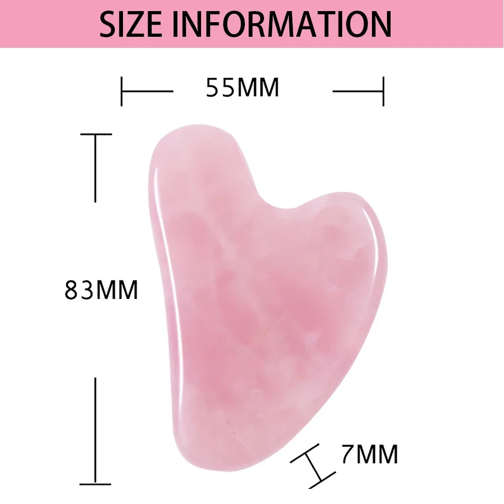 Jade Face Gua Sha Scraping Tool – Facial Massage for Skin Firming & SPA Care