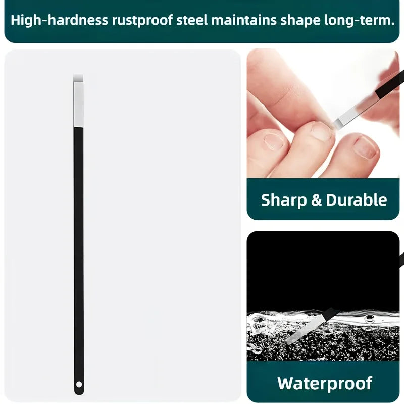 Stainless Steel Ingrown Toenail Correction Tool, Nail Trimming Auxiliary Tool for Men and Women, Essential Foot Tool for Home