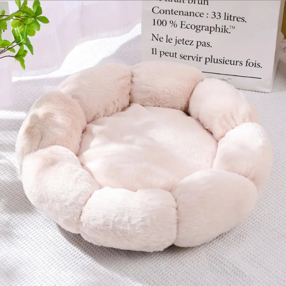 Wasbaar Pluche Orthopedisch Huisdierbed – Knuffelkussenmat voor Puppy's & Kittens