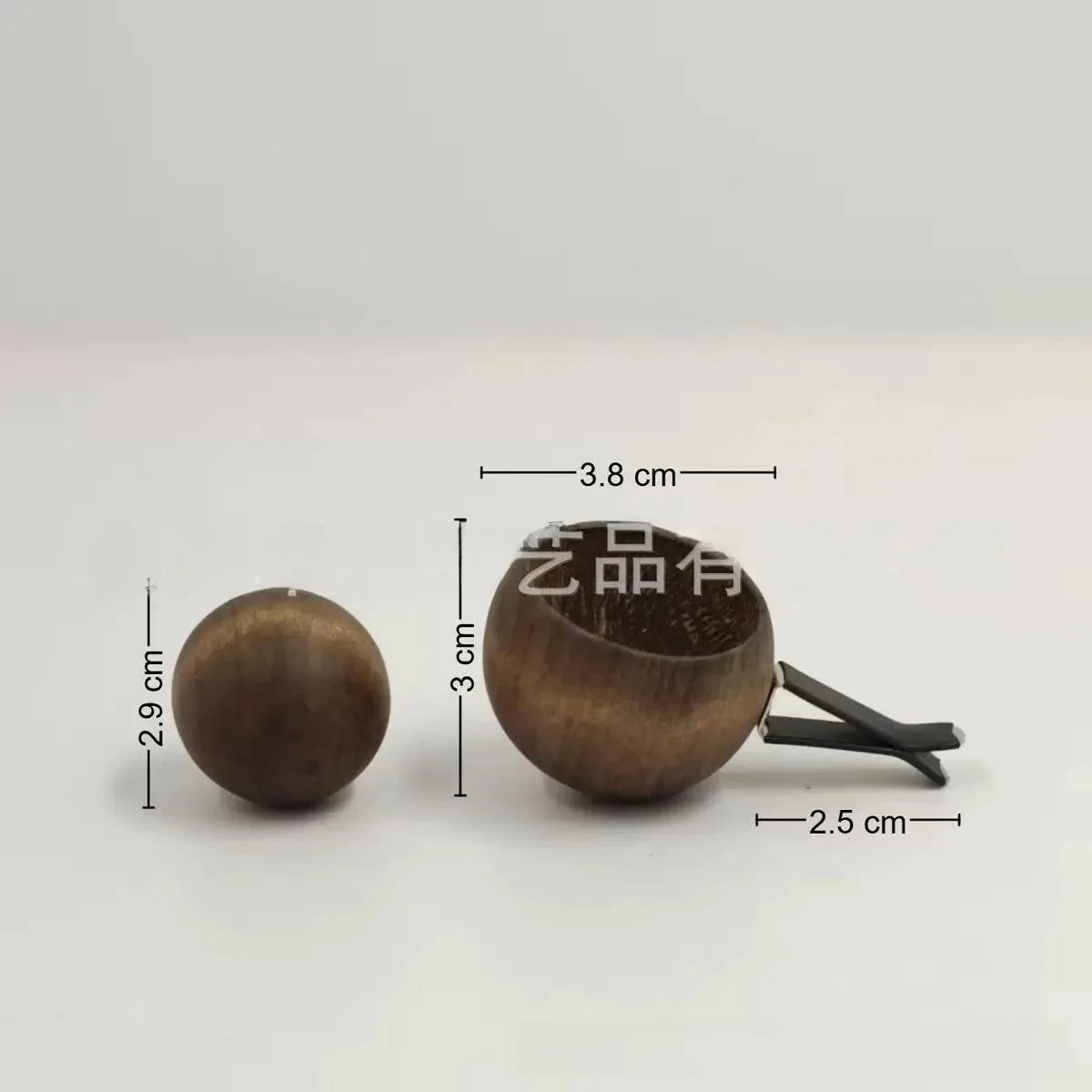 Car & Home Essential Oil Diffuser - Made of Wood Mini Cute Natural Fragrance Diffuser Suitable for Bedroom Living Room Bathroom