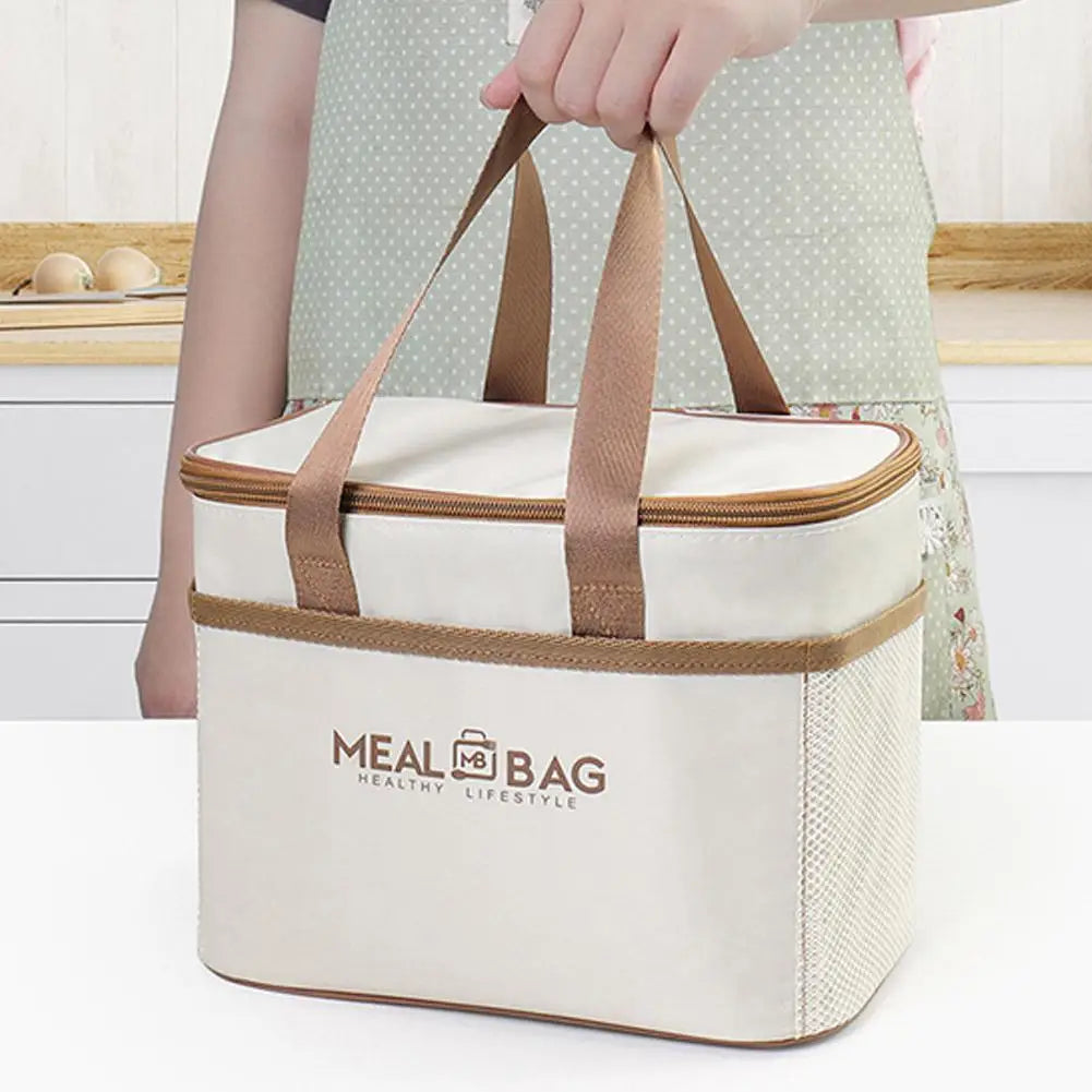 Large Insulated Lunch Tote Bag – Thermal Bento Cooler for Work, School & Picnic