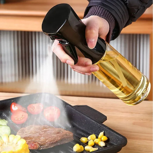 Olive Oil Spray & Brush Bottle – 200/300/500ml Kitchen BBQ Dispenser