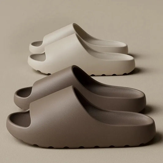 Coconut Cloud Slippers – Thick-Sole Non-Slip Soft Sandals for Summer