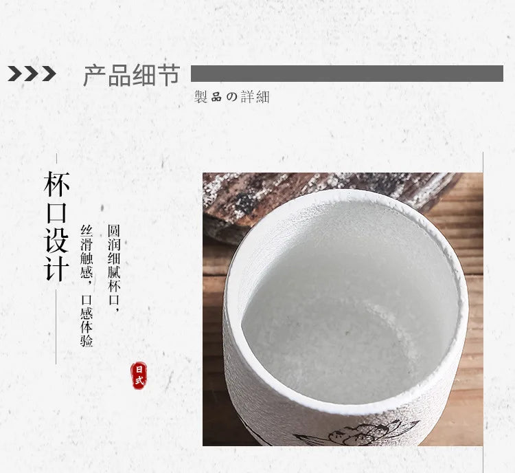 Japanese Ceramic Coffee & Matcha Stacking Cups – Stackable Sake & Water Cups