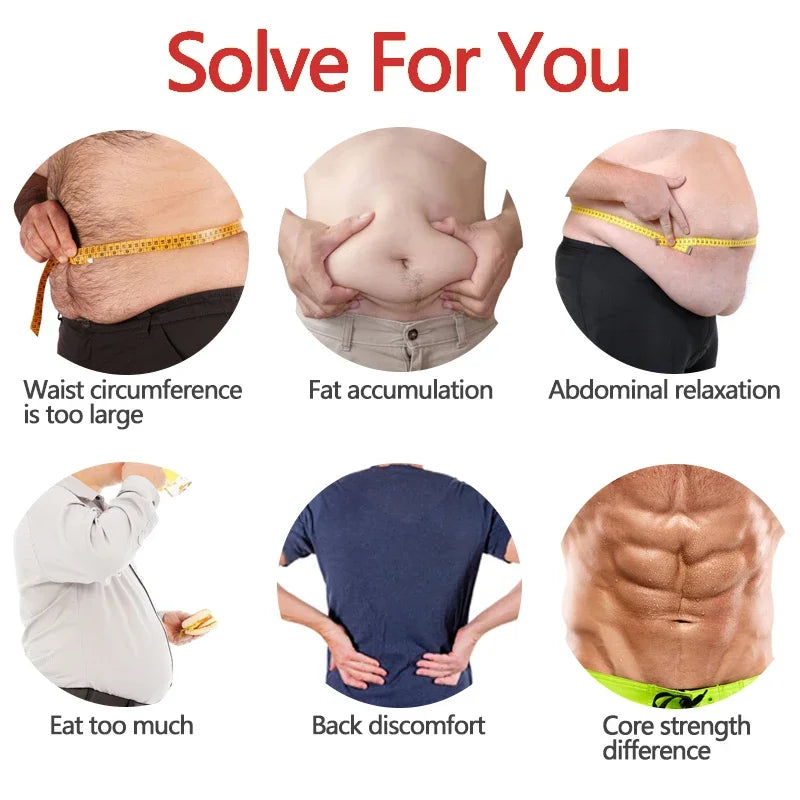 Men's Sauna Sweat Trimmer Belt – Waist Trainer & Belly Slimming Shapewear