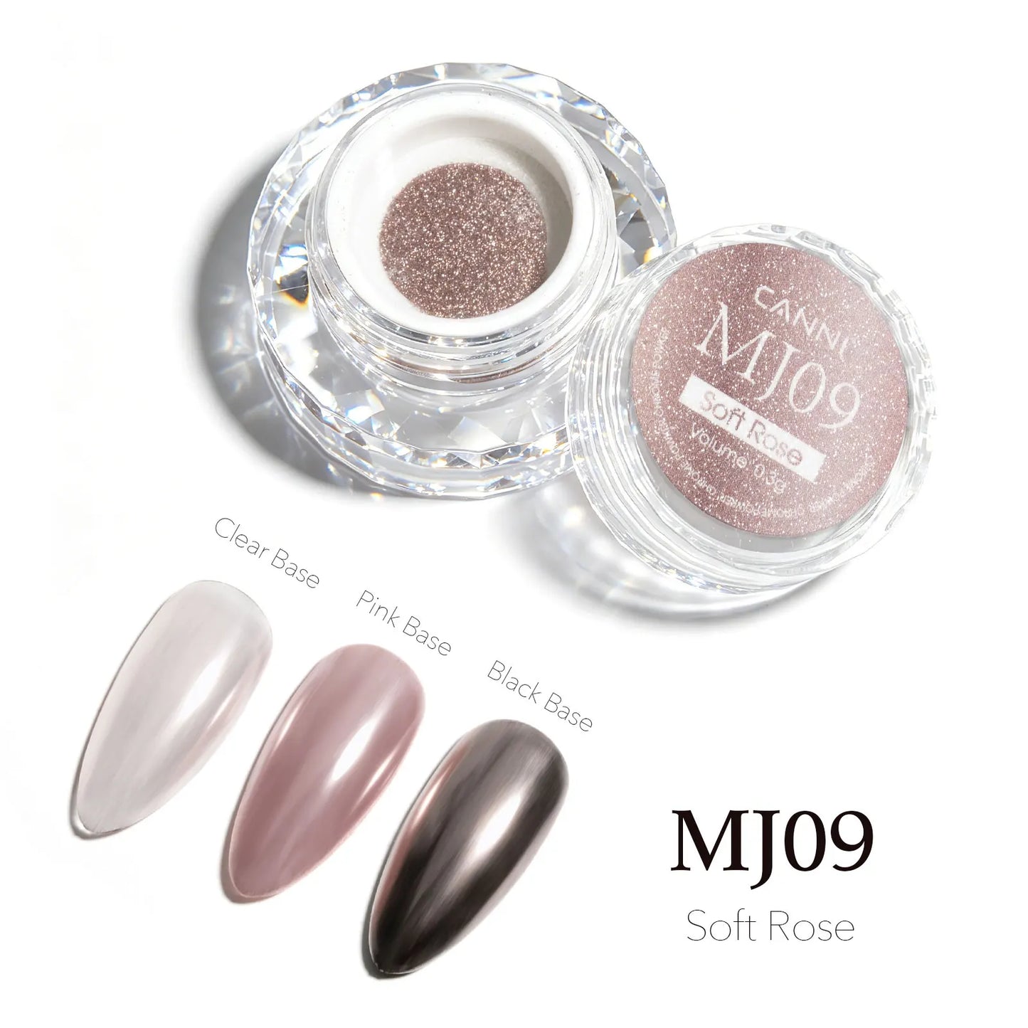 CANNI Mirror Chrome Nail Powder Aurora Effect Pearl Pigment Dust for UV Gel Nails Metallic Nail Art Decoration DIY Design