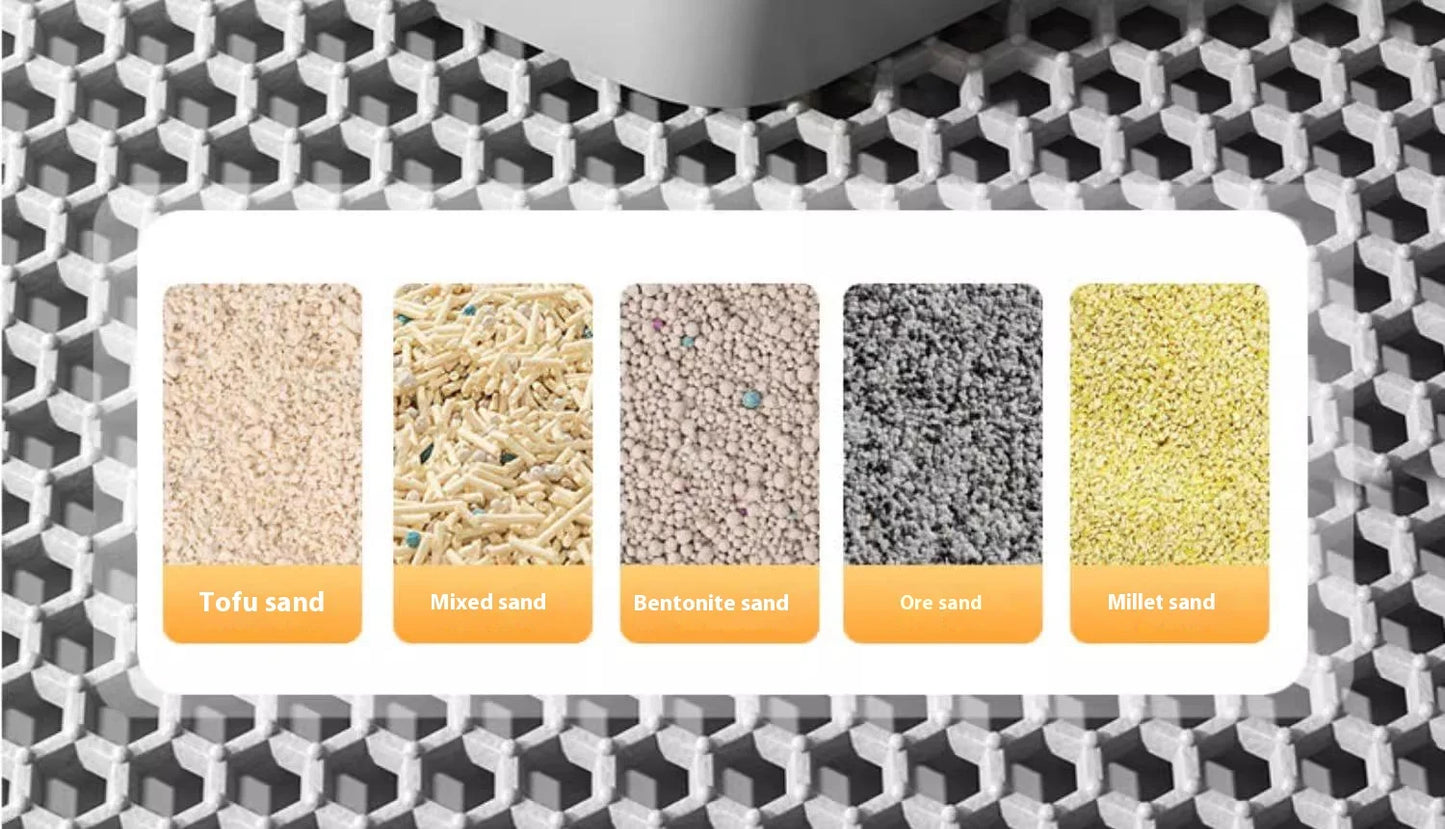 Extra Large Cat Litter Mat – Waterproof 2-Layer Non-Slip Washable Floor Protector
