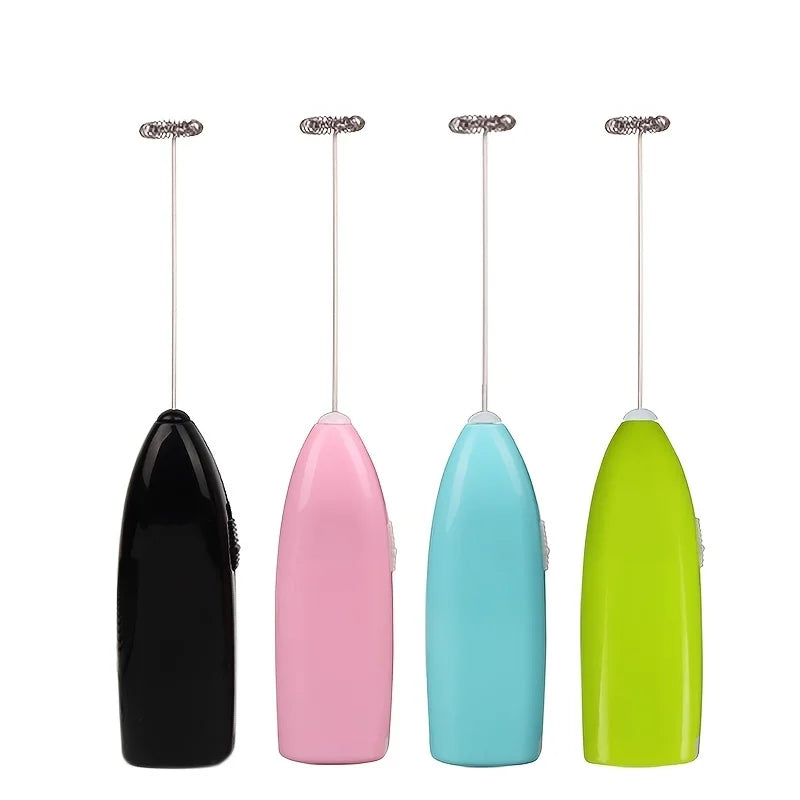 Handheld Electric Milk Frother & Egg Beater – Battery Powered Kitchen Whisk