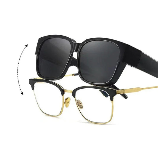 Polarized Sunglasses Clip-On for Prescription Glasses – Vintage Fishing & Driving