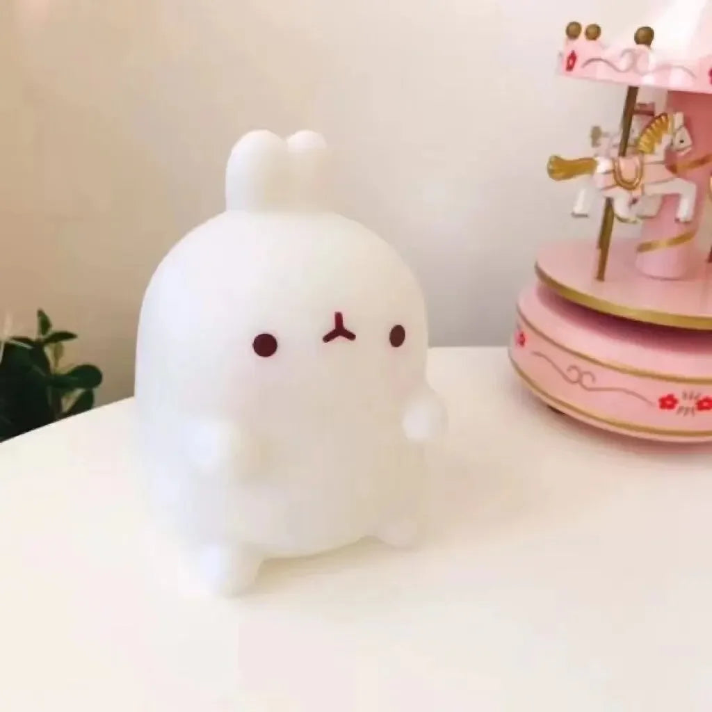 Rabbit Night Light – LED Bedside Table Lamp for Bedroom Décor & Atmosphere