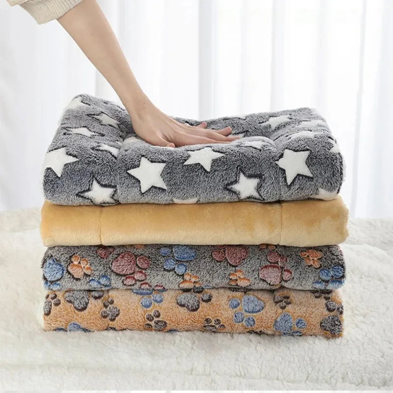Flannel Pet Sleeping Mat & Sofa Bed – Soft Winter Blanket for Dogs & Cats