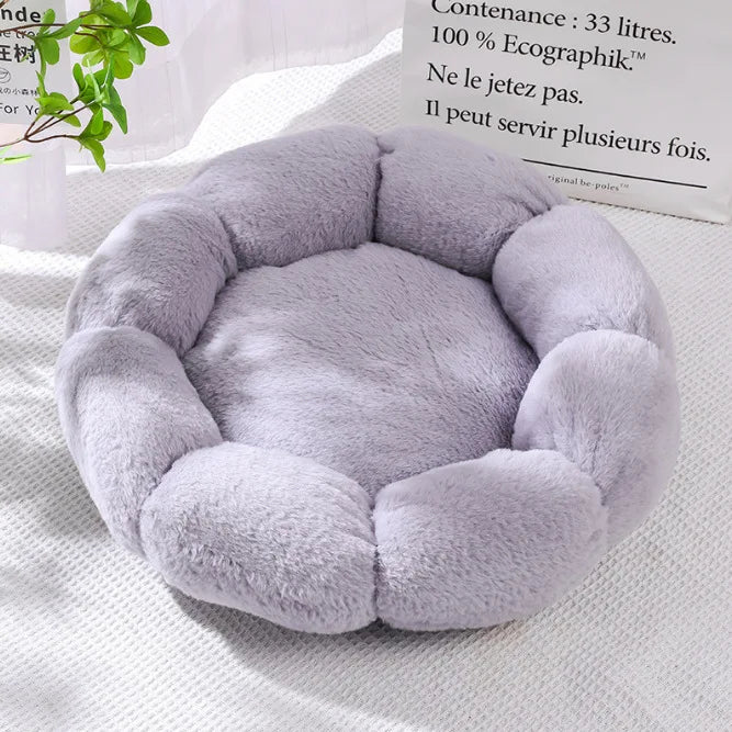 Wasbaar Pluche Orthopedisch Huisdierbed – Knuffelkussenmat voor Puppy's & Kittens