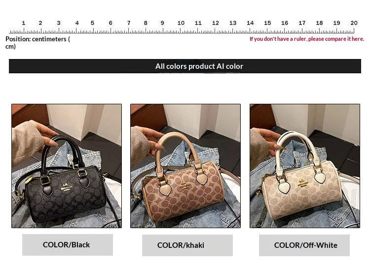 Latest trendy ladies' light luxury retro high-end versatile handbag, single shoulder crossbody bag, mini classic pillow bag