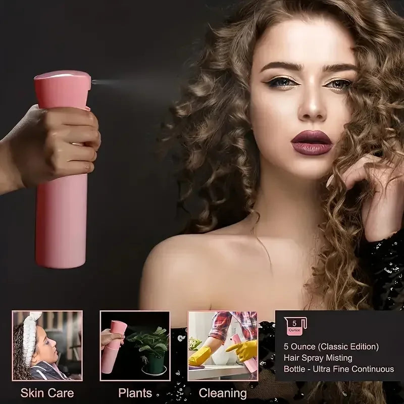 6-Piece Hair Brush & Styling Set – Spray Bottle, Edge Brush, Tail Comb & More