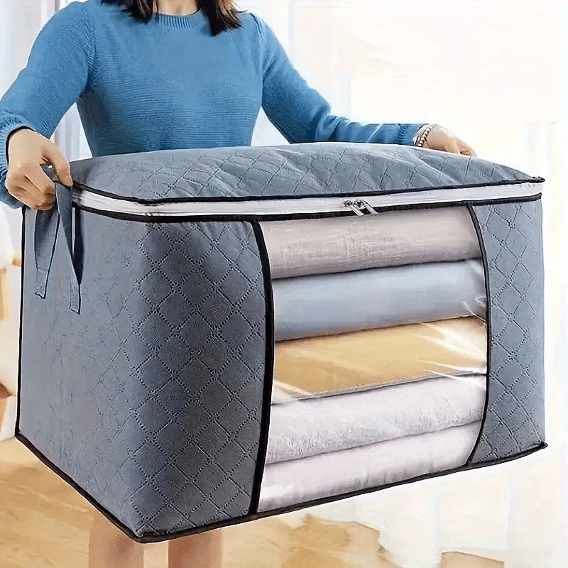 Extra Large Portable Storage Bag with Window – Clothing & Quilt Organiser
