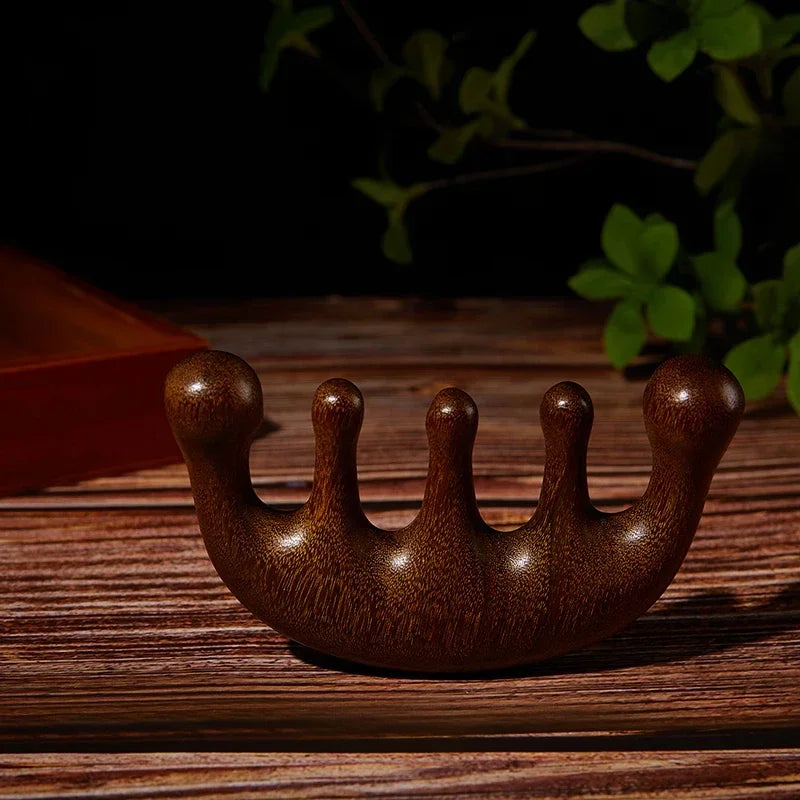 Gua Sha Massage Comb – Wide Tooth Facial & Scalp Scraping Tool