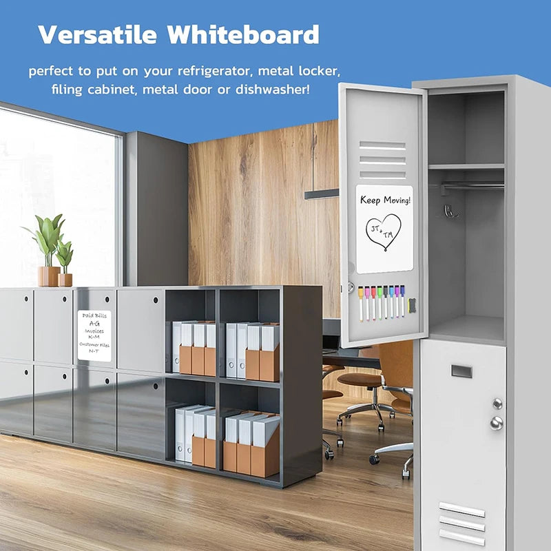 A3 Size Magnetic Whiteboard Dry Erase White Board, Fridge Stickers for Refrigerator Kitchen Planner Bulletin Board
