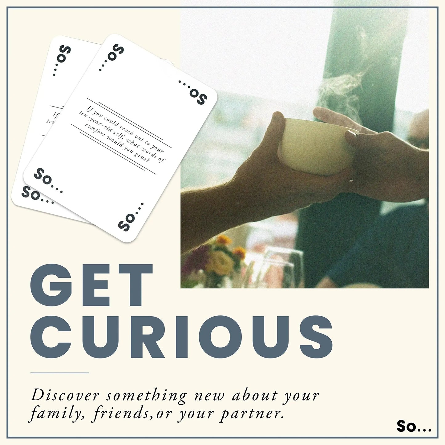 Conversation Starter Card Game – Adults, Families & Couples Party Deck