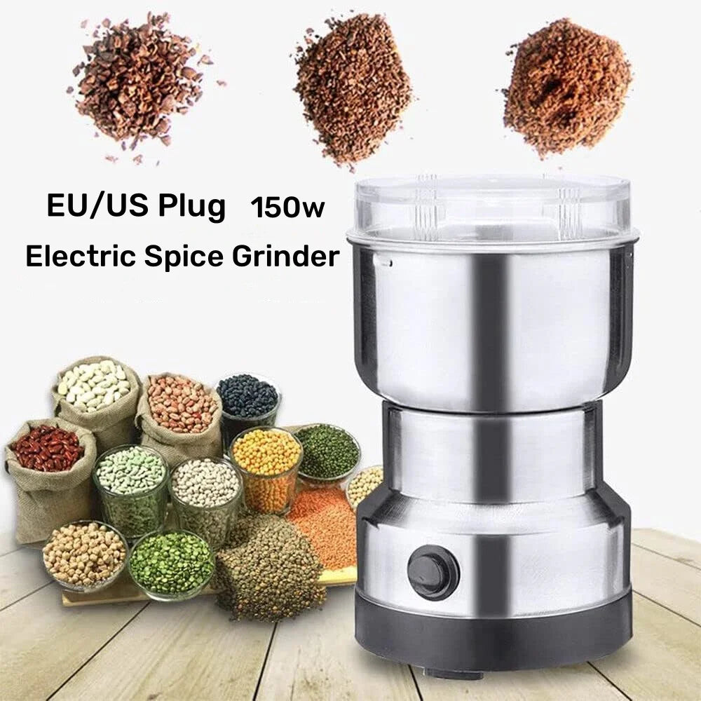 Multifunctional 4-Blade Electric Coffee & Spice Grinder – 50–300ml