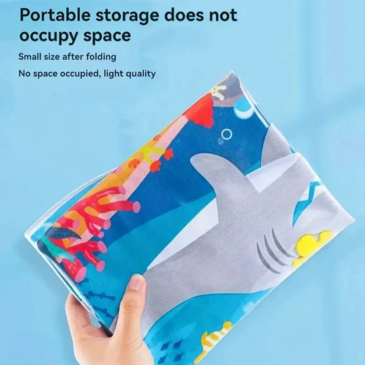 Inflatable Water Play Mat for Pets – Fish & Ocean Theme Sensory Cooling Toy