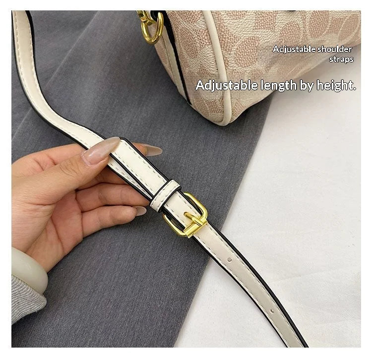 Latest trendy ladies' light luxury retro high-end versatile handbag, single shoulder crossbody bag, mini classic pillow bag