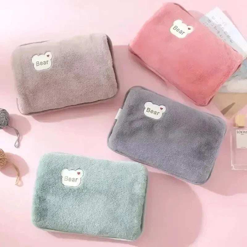 Rechargeable Hand Warmer (EU Plug) - Cute Reusable Hot Compress Bag & Hot Water Bottle
