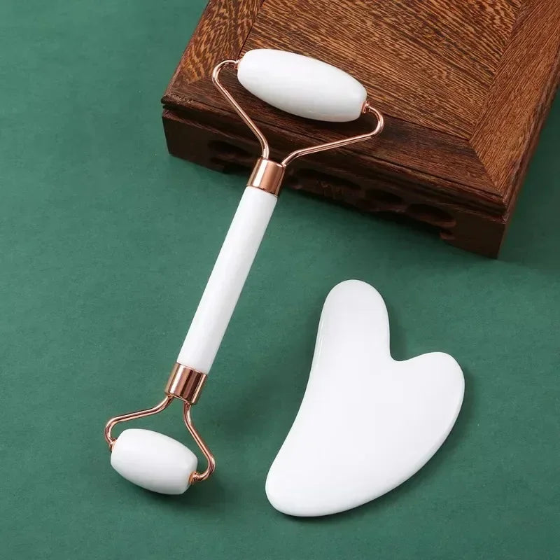 Gua Sha Massage Board for Face – Rose Pink Facial Scraper for Neck & Body