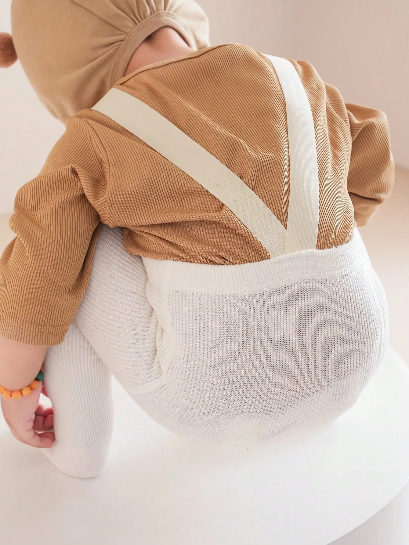 1Pcs Simple and Cute Baby Cotton Backstrap Leggings,Soft and Comfortable, Suitable for Babies Aged 6 to 36 Months for Daily Wear