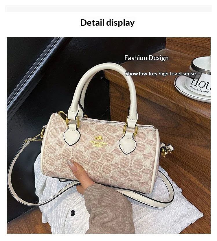 Latest trendy ladies' light luxury retro high-end versatile handbag, single shoulder crossbody bag, mini classic pillow bag
