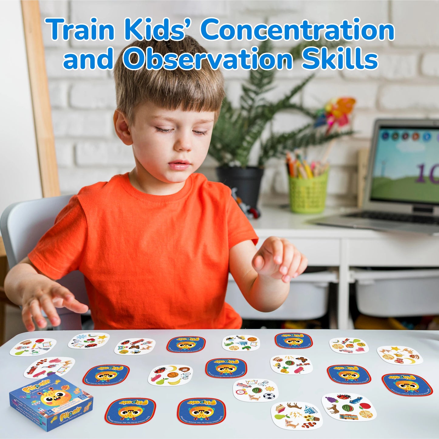 Quickly Patterns Matching Card Games, Memory concentration training, Visual Perception Game for Family, School, Party & Travel